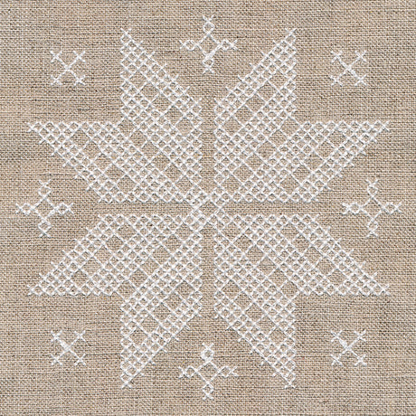 Nordic Cross-stitch Snowflake 3