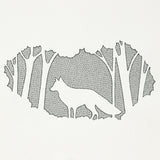 Woodland Fox Scene (Embossed)