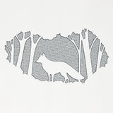Woodland Fox Scene (Embossed)