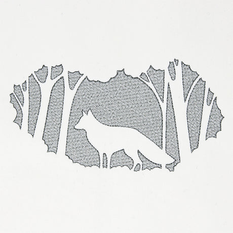 Woodland Fox Scene (Embossed)