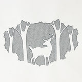 Woodland Deer Scene (Embossed)