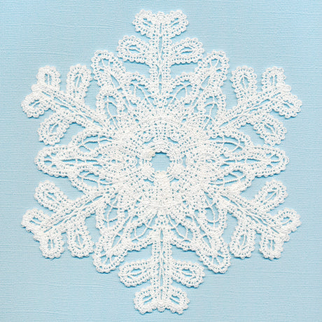 Cherished Snowflake Doily (Battenburg Lace)