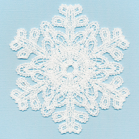 Cherished Snowflake Doily (Battenburg Lace)
