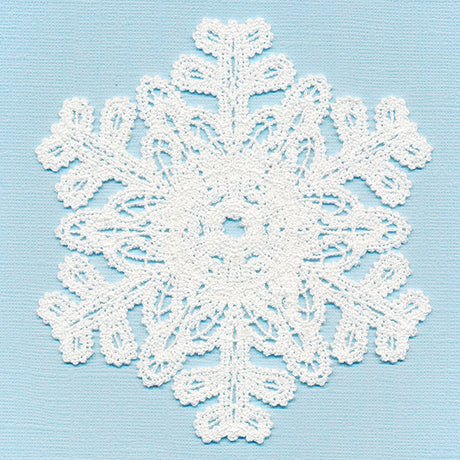Cherished Snowflake Doily (Battenburg Lace)