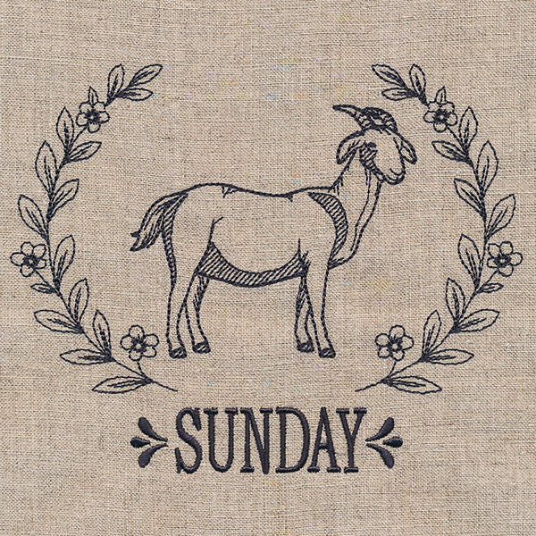 Farmhouse Goat on Sunday
