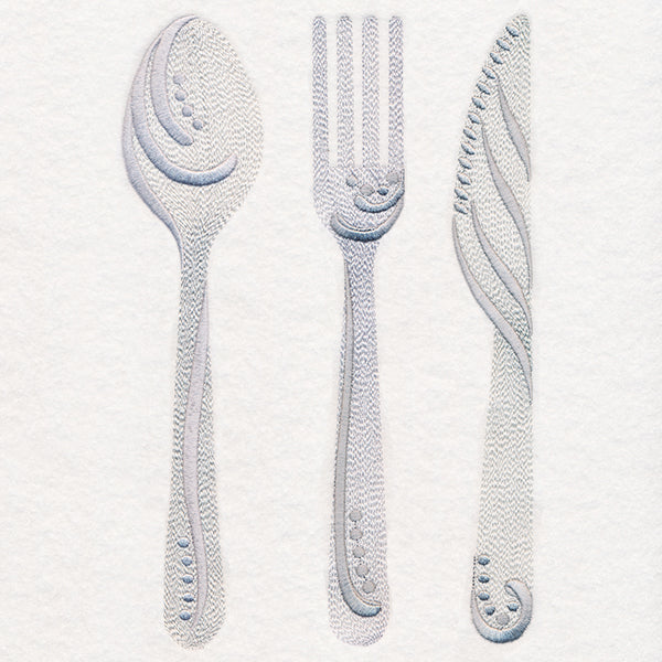Modern Cutlery Trio