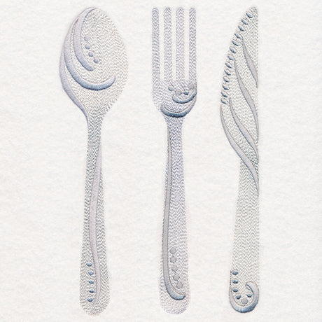 Modern Cutlery Trio