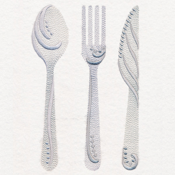 Modern Cutlery Trio