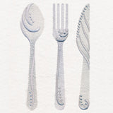 Modern Cutlery Trio
