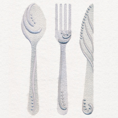 Modern Cutlery Trio