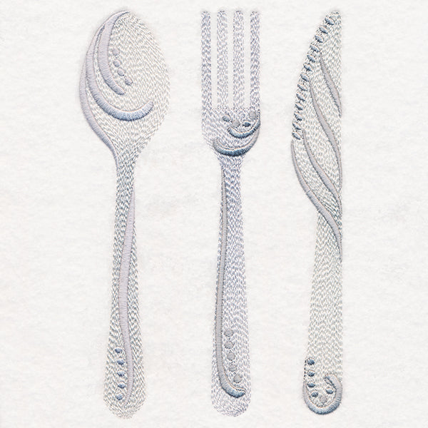 Modern Cutlery Trio