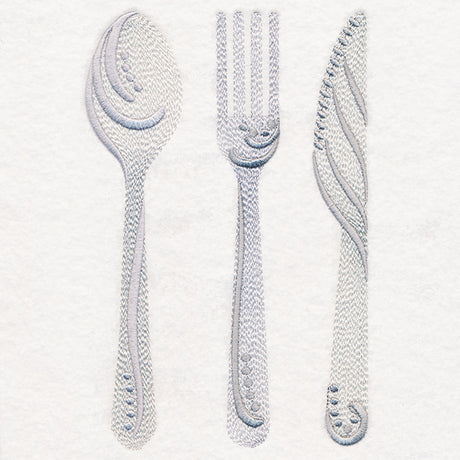 Modern Cutlery Trio
