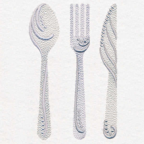 Modern Cutlery Trio