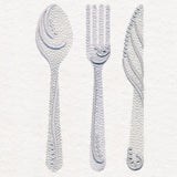 Modern Cutlery Trio