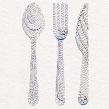 Modern Cutlery Trio