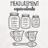 Baker's Friend Measurement Chart