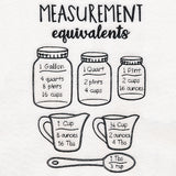 Baker's Friend Measurement Chart