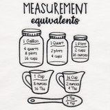 Baker's Friend Measurement Chart