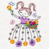 May Friend with Spring Flowers