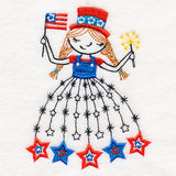 July Friend with Stars and Stripes