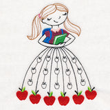 September Friend with Books