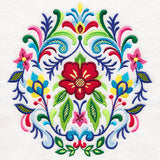 Fanciful Rosemaling Crest
