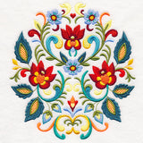 Ornate Rosemaling Crest