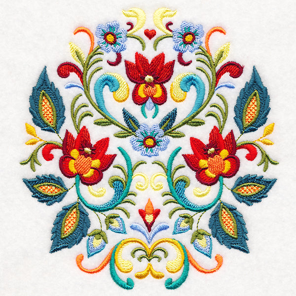 Ornate Rosemaling Crest