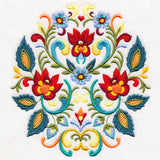 Ornate Rosemaling Crest