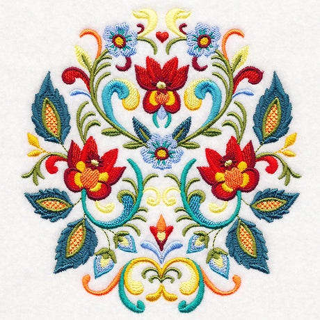 Ornate Rosemaling Crest