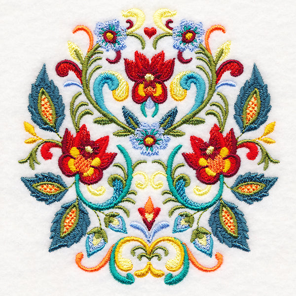 Ornate Rosemaling Crest