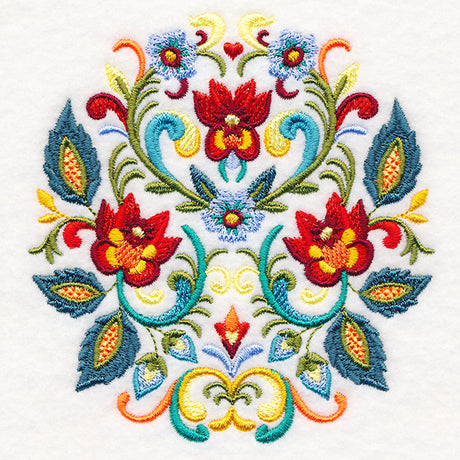 Ornate Rosemaling Crest