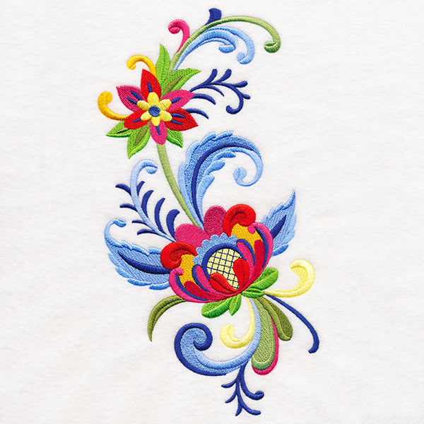 Elegant Rosemaling Spray