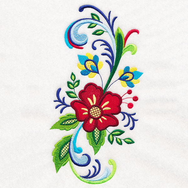 Fanciful Rosemaling Spray