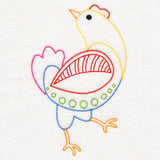 Folksy Chicken 5 (Vintage)