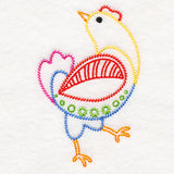 Folksy Chicken 5 (Vintage)