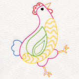 Folksy Chicken 7 (Vintage)