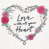 Love With All Your Heart Wreath