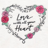 Love With All Your Heart Wreath