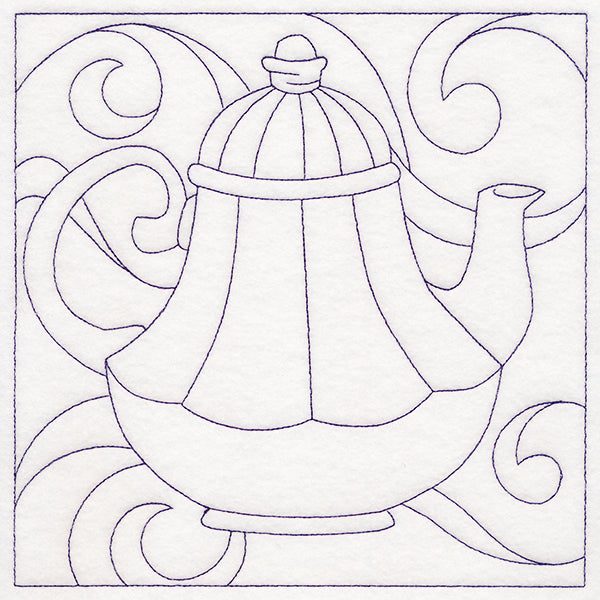 Cozy Kitchen Quilting - Teapot (Double Run)