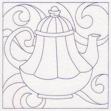 Cozy Kitchen Quilting - Teapot (Double Run)