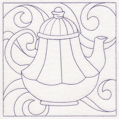 Cozy Kitchen Quilting - Teapot (Double Run)