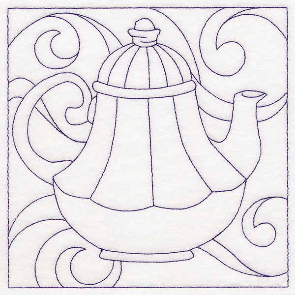 Cozy Kitchen Quilting - Teapot (Double Run)