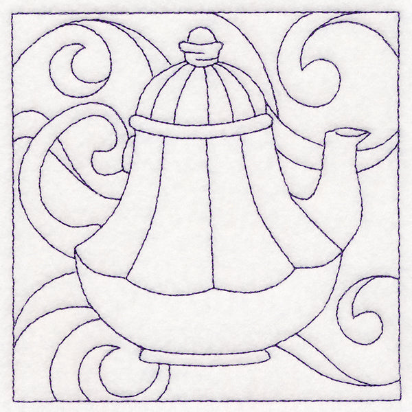 Cozy Kitchen Quilting - Teapot (Double Run)