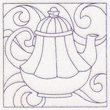 Cozy Kitchen Quilting - Teapot (Double Run)