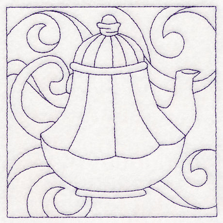 Cozy Kitchen Quilting - Teapot (Double Run)