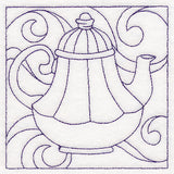 Cozy Kitchen Quilting - Teapot (Double Run)