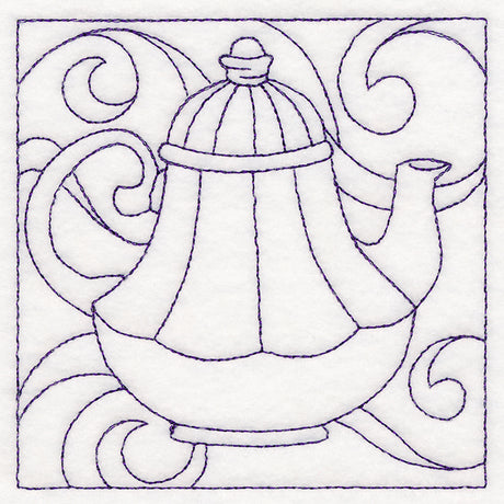 Cozy Kitchen Quilting - Teapot (Double Run)