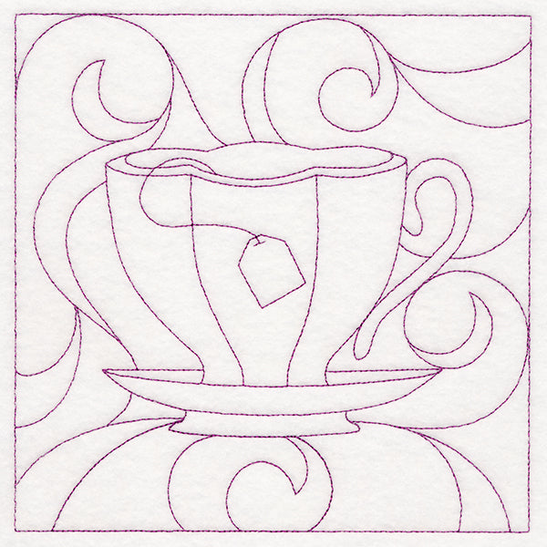 Cozy Kitchen Quilting - Teacup (Double Run)