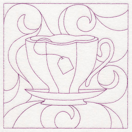 Cozy Kitchen Quilting - Teacup (Double Run)